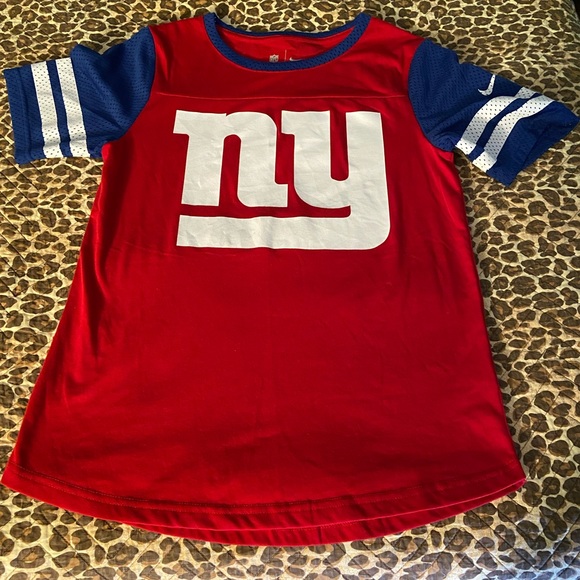 Nike Tops - LIKE NEW! NIKE NY Giants Jersey Tee Ladies Medium